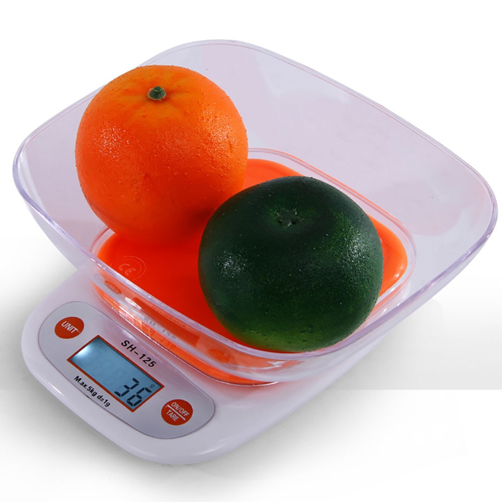 Küche Elektronische Waage Mini Lebensmittel zurück Skala 5kg/1g Hohe Präzision Küche Skala Haushalt KIitchen Zubehör Werkzeuge