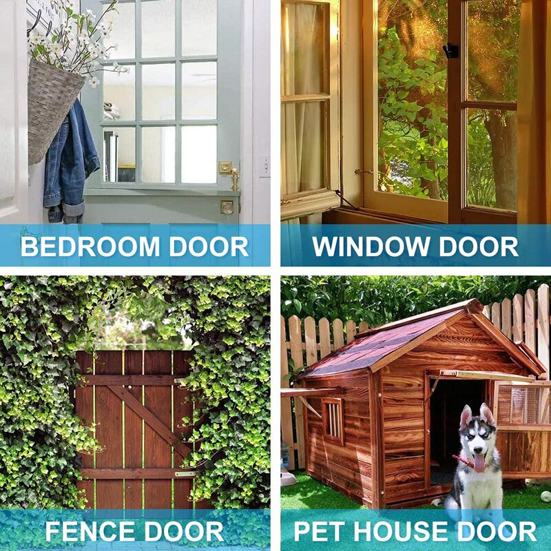 2 stücke 3 Zoll Rutsche Rast Schloss Verdickt Edelstahl Rutsche Schloss mit 6 Schraube Löcher für Tür Haushalt J99Geschäft