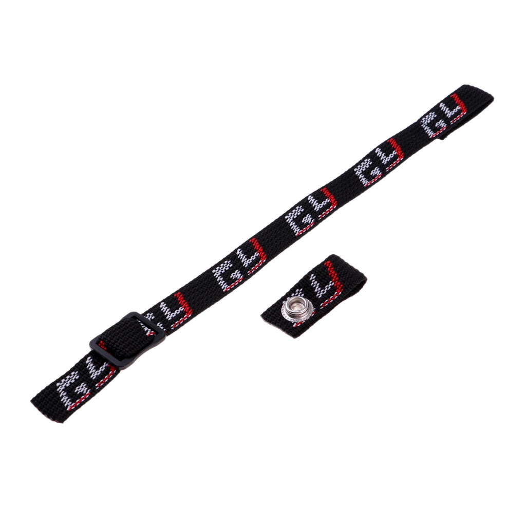 1 Pc dauerhaft Nylon Gurtband Schlinge Schleife-Ersatz Kinnriemen für Eishockey Helme Schwarz
