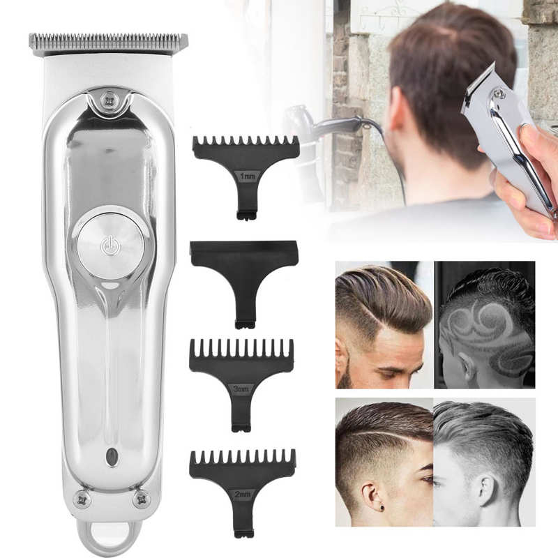 Professionelle Elektrische Geräuscharm Haar Trimmer Bart Rasierer rasierer Haar Haarschneidemaschine Hause Salon Barbier Friseur Schneiden Maschine 50