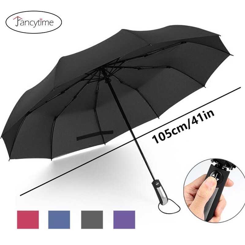 Fancytime Wind Beständig Klapp Automatische Regenschirm männer Luxus Große Winddicht Regenschirm Regen Frauen Männlich Dach