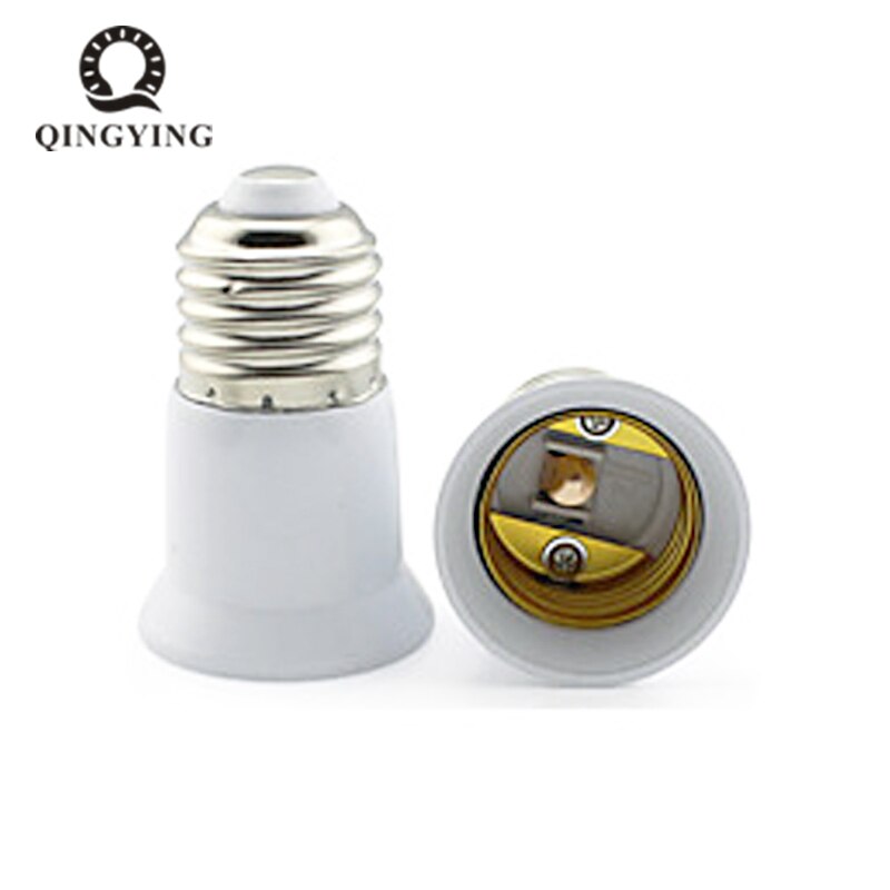 10 stücke E27 zu E27 Verlängern Lampe Halfter 65mm Verlängerung Birne Lampe Basen Sockel Weiß Farbe Hause Glühbirne Basen