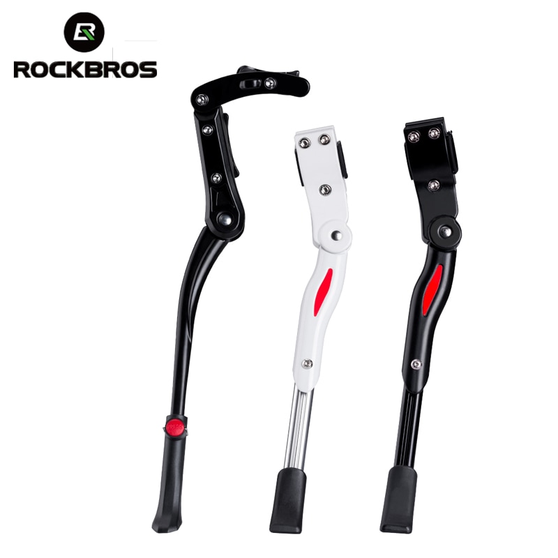 ROCKBROS Fahrrad Fahrrad Ständer trete Straße Parkplatz MTB Gestelle Seite trete Ständer Fuß Einstellbar 36-40,5 cm Aluminium Zubehör