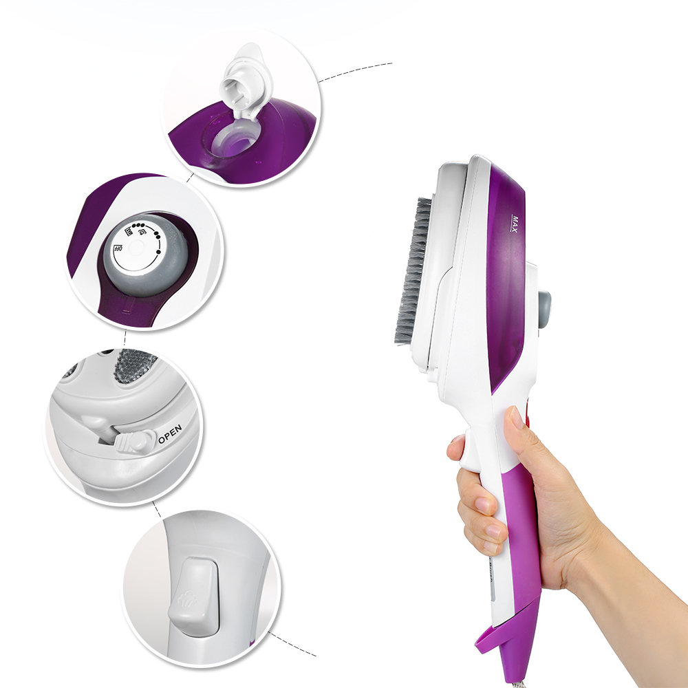 Multifunktionale Tragbare Handheld Elektrische Eisen Kleidungsstück Stoff Dampfer Tuch Flache Eisen Dampf Pinsel für Heimat Reise 220V EU Stecker