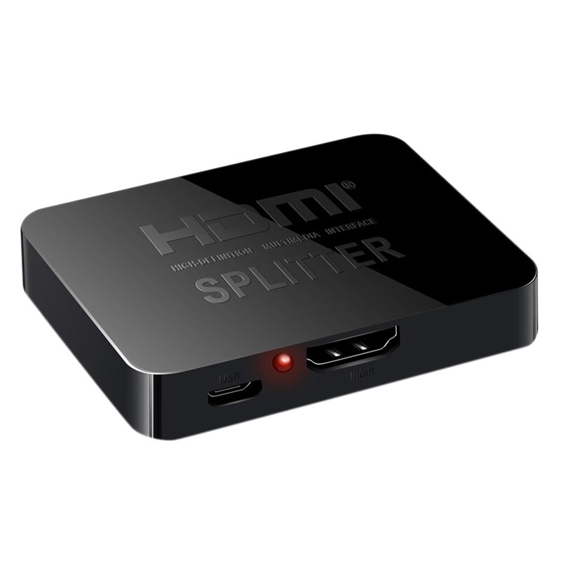 voll HD 4K HDMI Splitter Konverter 1 in 2 aus Umschalter Kasten Hub 3D 1080P für XBOX 360 PS3/4/5