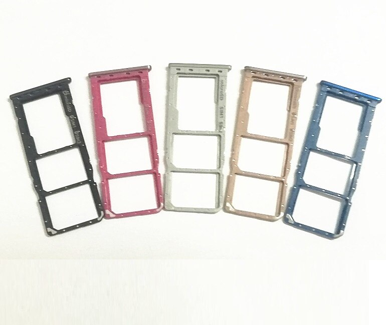 50Stck Sim Karte Tablett SD Leser Halfter Für Samsung A20 A30 A305 A50 A505 A750 SIM Karte Tablett Slot Halfter