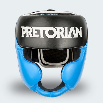 PRETORIAN 2 FARBEN BOXEN Helm MMA MUAY thailändisch trete KOPF SCHUTZ Sparring KOPFBEDECKUNGEN