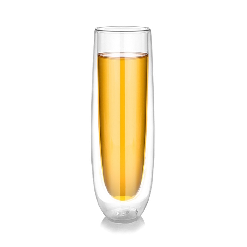 Wärmedämmung Kaffee Tasse Doppel Zauberstab Glas Hohe Borosilikat Doppel Schicht Glas Hause Kaffee Tee Milch Tasse Ohne Abdeckung 200 ML