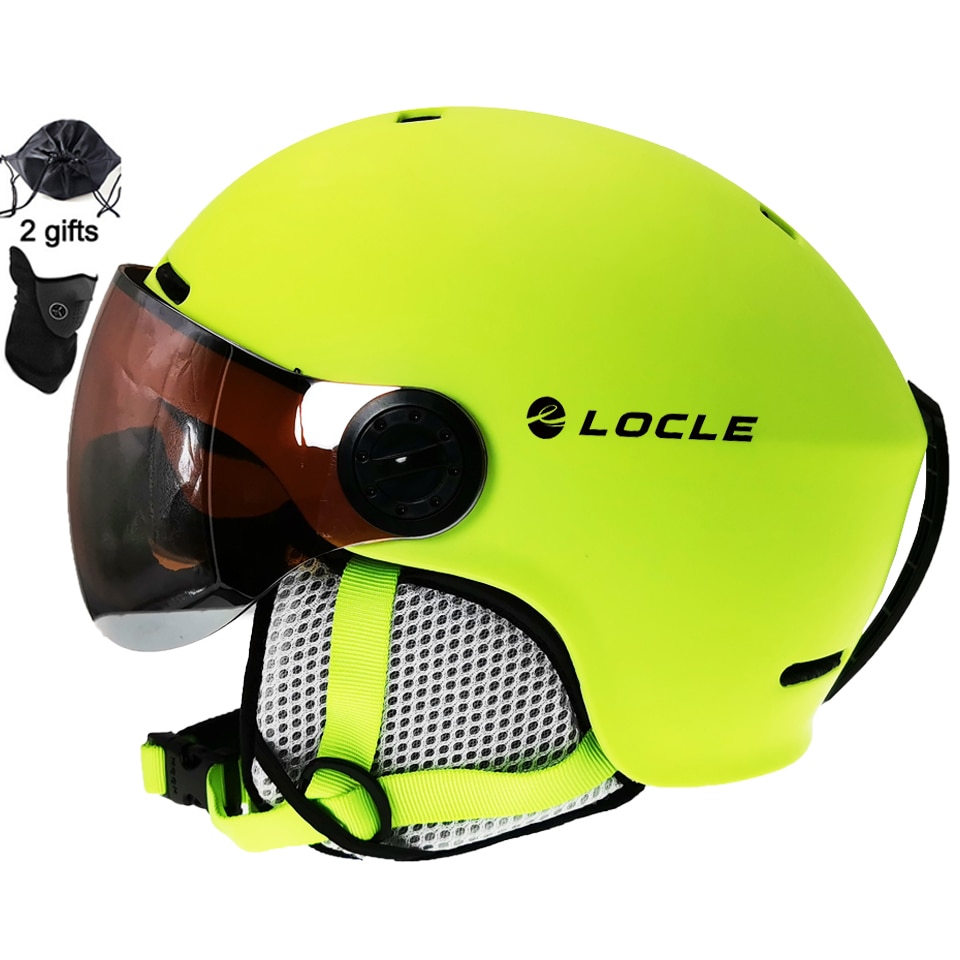 WolfAce Skifahren Helm Ultraleicht PC + EPS CE EN1077 Männer Frauen Ski Helm draussen-Sport Snowboard/Skateboard Helm