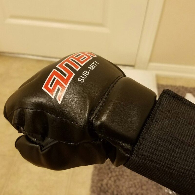 Pu Leder MMA Muay thailändisch Schulungen Boxsack Handschuhe Sparring Boxen Handschuhe Fitnessstudio LDF668