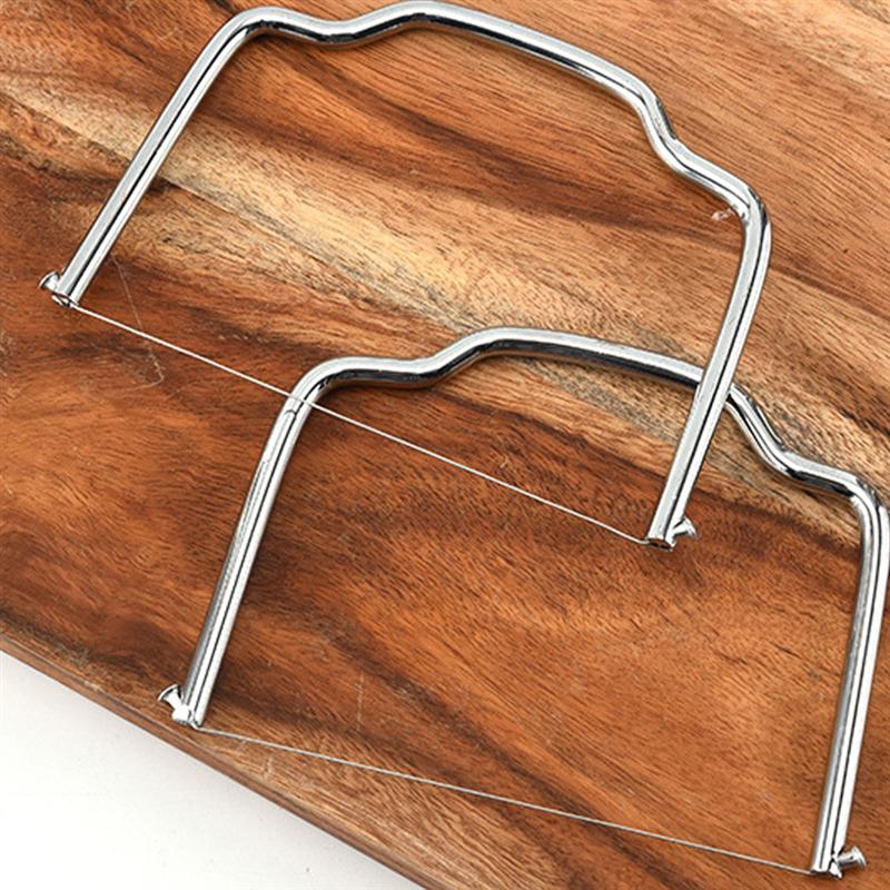 2 stücke Kuchen Schneidemaschine Käse Schneider Kuchen Cutter schneiden Leveler Küche Liefert Foie Gras Käse Obst Toast Messer Backen Utensil