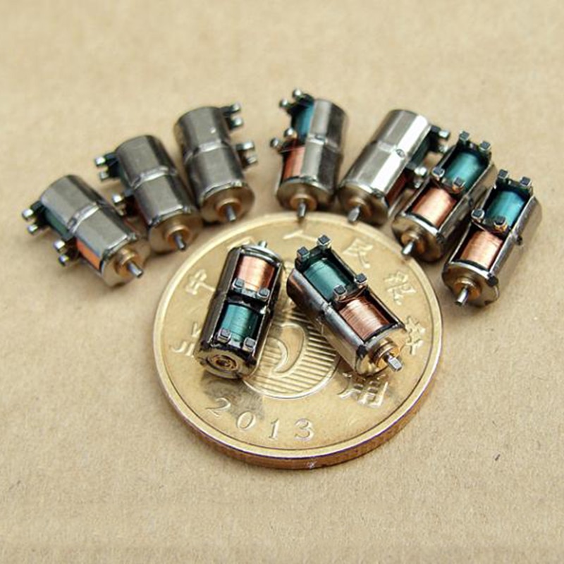 neue Japan SANYO sehr klein 4mm 2-Phase 4-Draht DC 5V Präzision Stepper Motor- 4,3mm * 8,4mm DIY Kamera Teil
