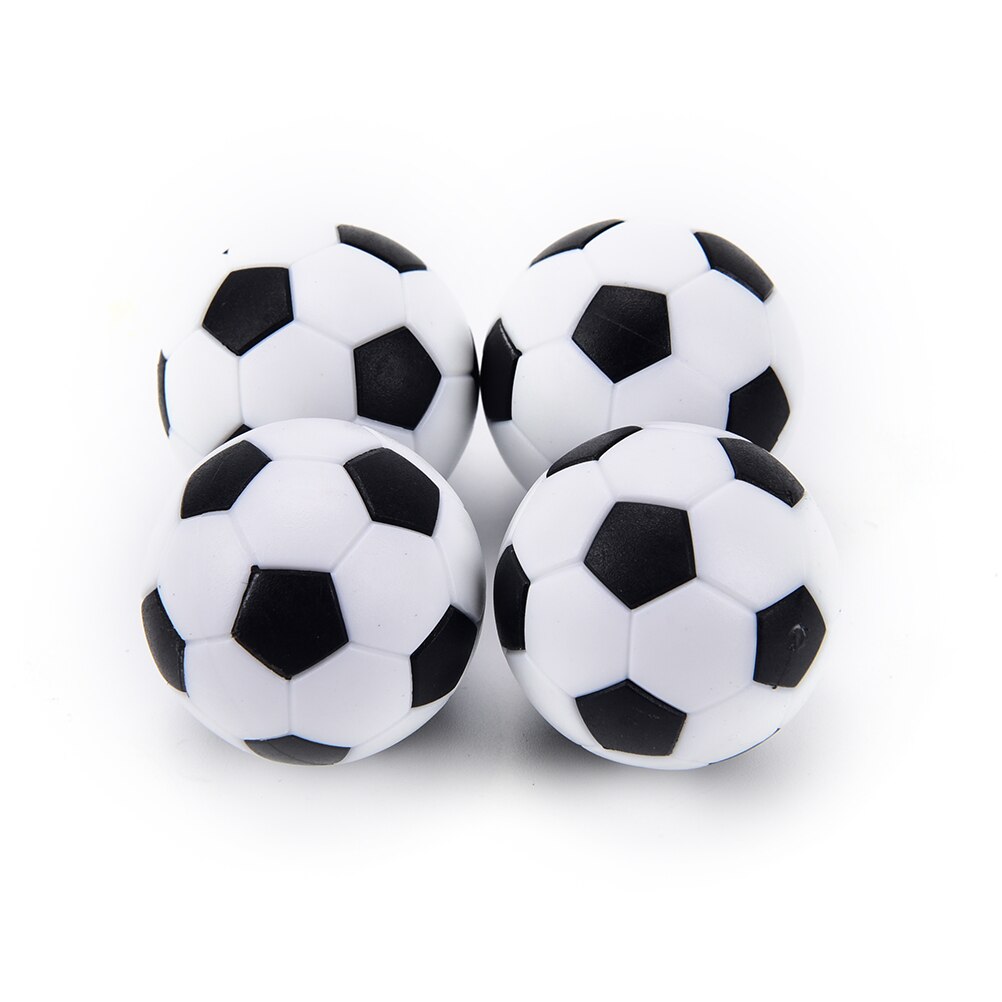 4 Stck 32mm Weiß Schwarz Kunststoff Fussball Tabelle Foosball Ball FußBall Mini Ball FußBall Runde drinnen Spiele maschine Teile