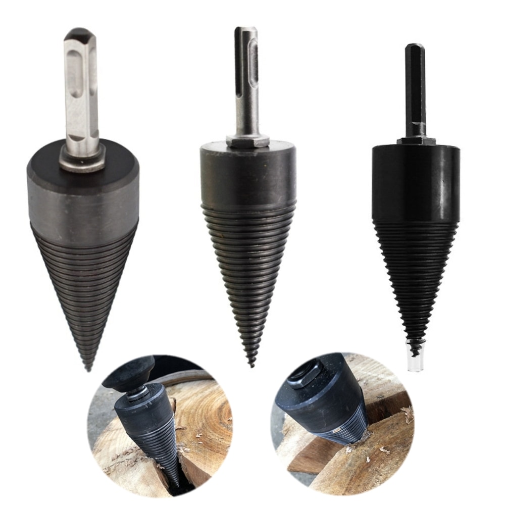 140X32MM Brennholz Splitter Maschine Bohrer Holz Kegel Reibahle Punsch Bohrer Teilt Bohren Werkzeuge