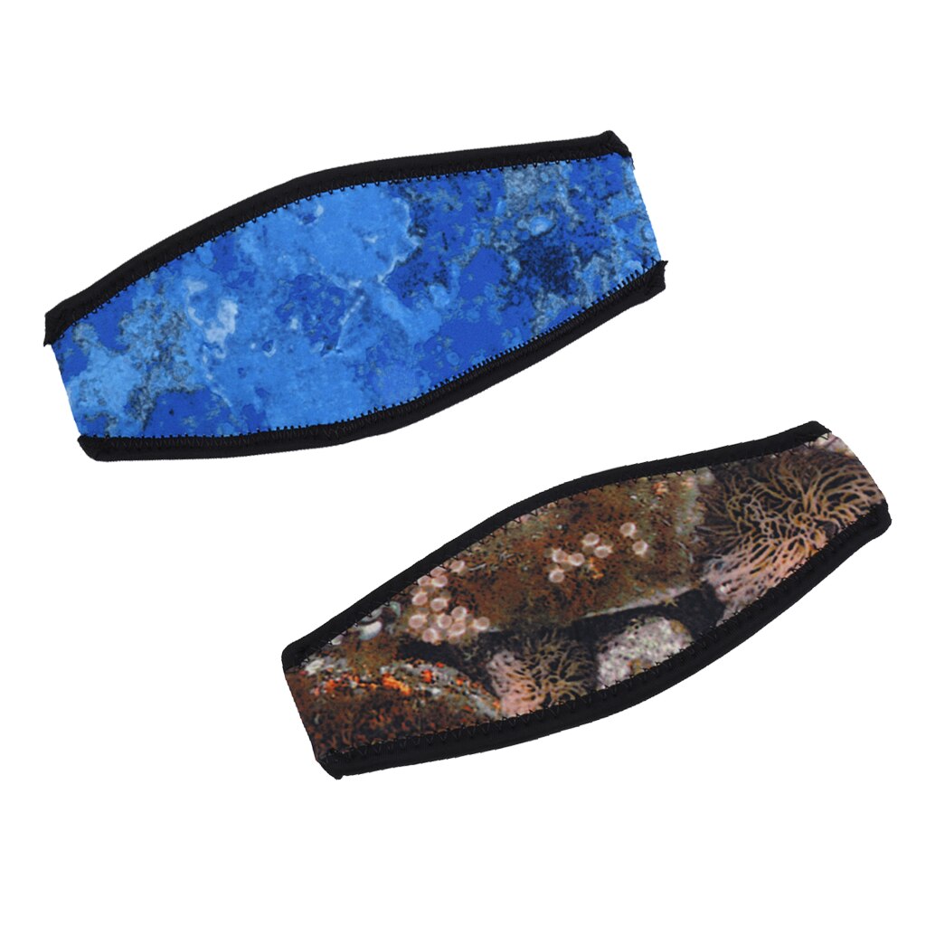 Komfortable Tauchen Tauchen tauchen Schnorchel Neopren gepolstert Maske Gurt Haar Abdeckung wickeln