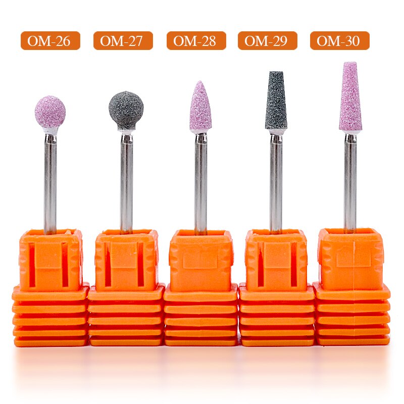 1 Stck Schleifen Stein Nagel Bohrer 3/32 'Drehen Grat Häutchen Sauber Mühle Manikübetreffend Pedikübetreffend Werkzeuge Nagel Bohrer Zubehör
