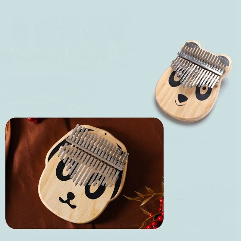 Kalimba 17 Schlüssel Tragbare Daumen Klavier Finger Klavier klopfen Klavier Musical Instrument mit stimmen Hammer & Klavier Tasche