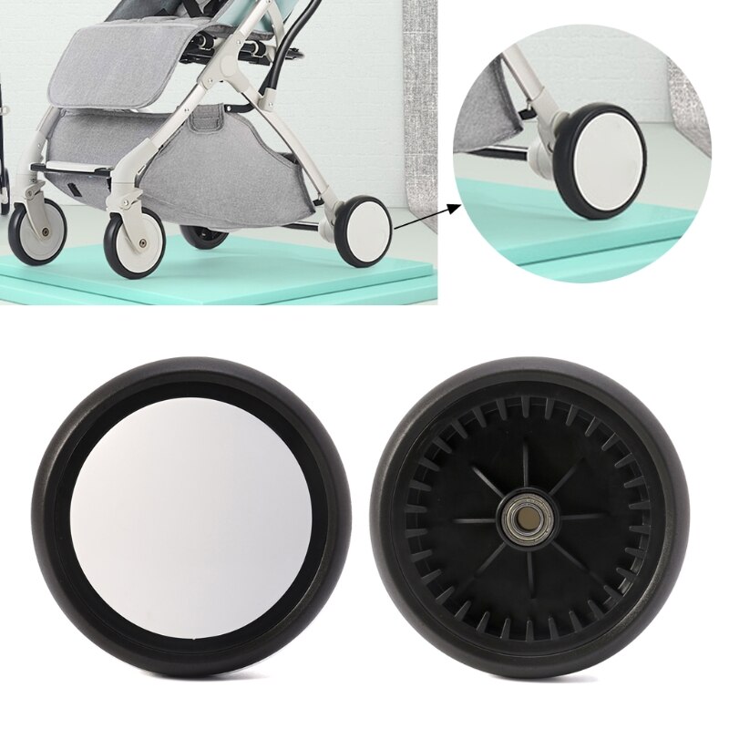 Baby Kinderwagen Zurück Räder Kinderwagen Gummi Rad freundlicher Kinderwagen Zubehör