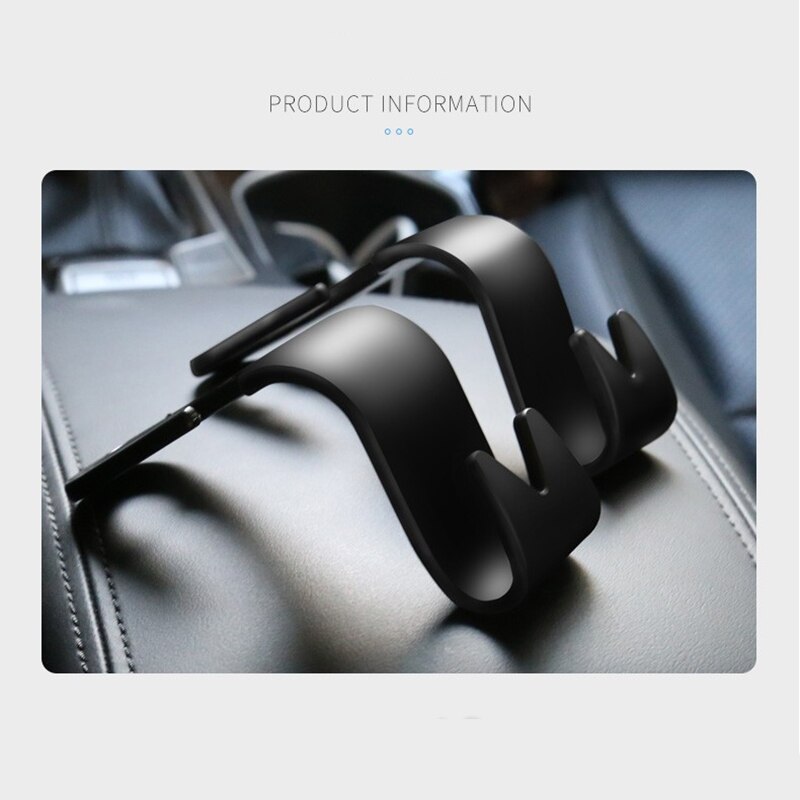 Universal- Auto Hinten Sitz Haken Zurück Sitz Versteckte Auto Sitz KleiderbüGel Multi-funktion Lagerung Ornamente Auto Innen Zubehör 1/2/4Stck