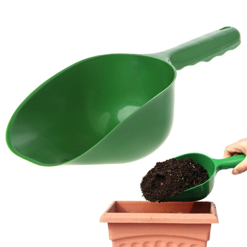 1pc Garten Scoop Kunststoff Boden Schaufel Löffel Graben Garten Werkzeug