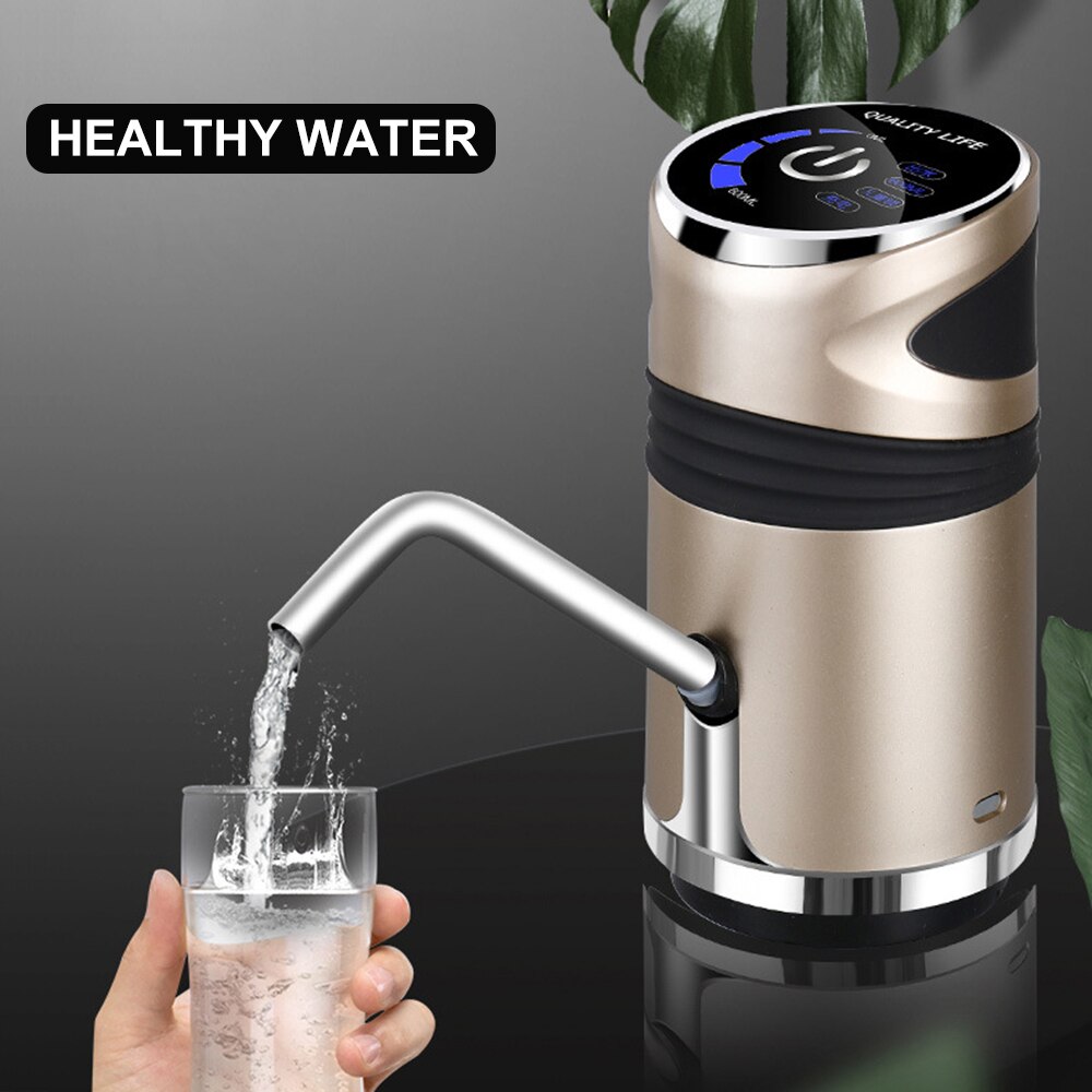 Elektrische Wasser Spender Pumpe Automatische Trinken Pumpe Für Wasser Flasche USB Ladung Trinkwasser Pumpe Für Heimat Sekretariat Reise