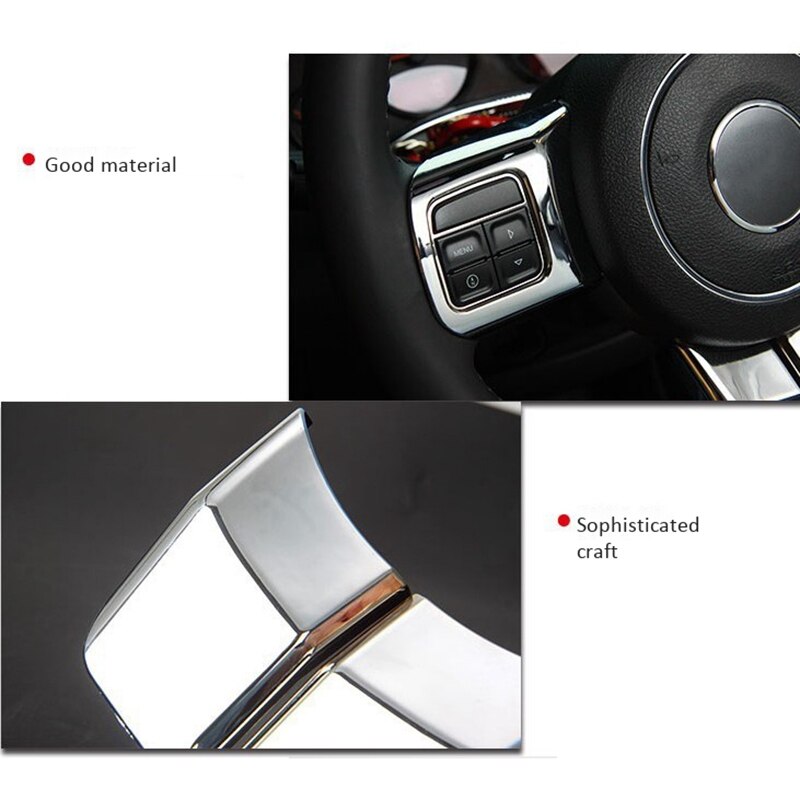 Für Jeep Wrangler Patriot Kompass Cherokee + Auto Innen Lenkrad Dekoration Abdeckung trimmen Rahmen Aufkleber