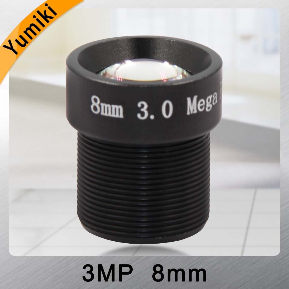 Yumiki 3,0 Megpixel M12 MTV 8mm 3MP HD CCTV Kamera Objektiv IR HD Sicherheit Kamera Objektiv Fixiert Iris