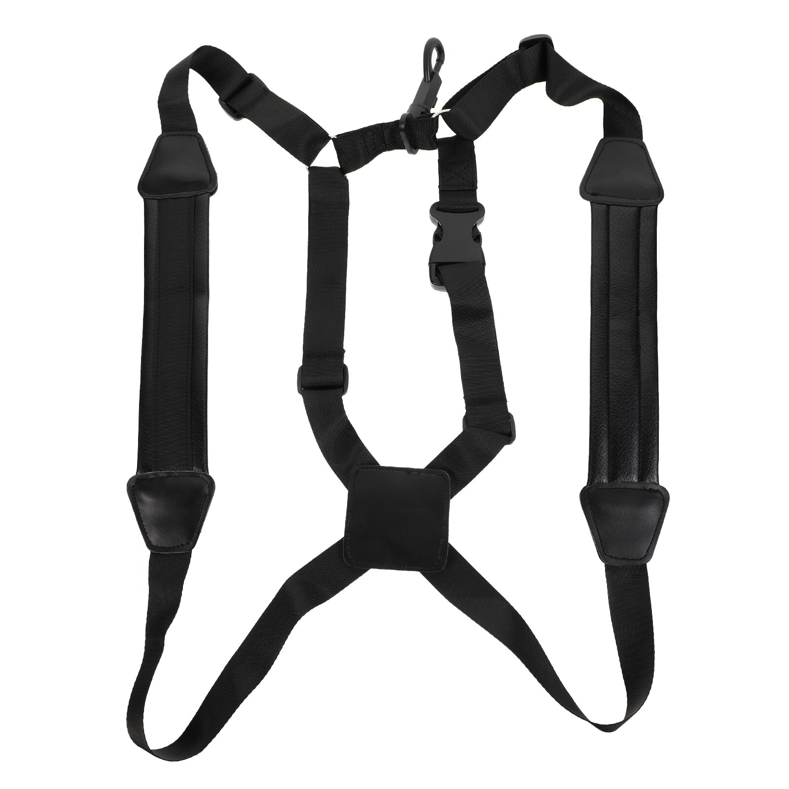 Saxophon Doppel Schulter Gurt Universal- Saxophon nutzbar machen Gurt (Schwarz)