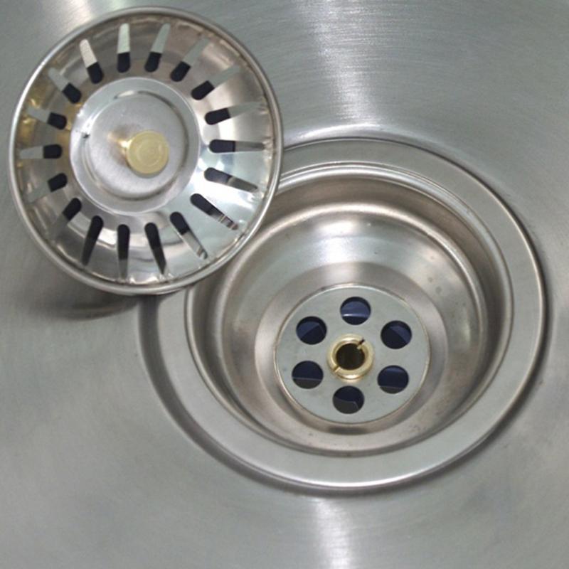 ! waschbecken Boden Ablauf Edelstahl Küche Waschbecken Filter Gittergewebe dauerhaft Gummi Versiegelt Waschbecken Schlecht Haar Filter Ring