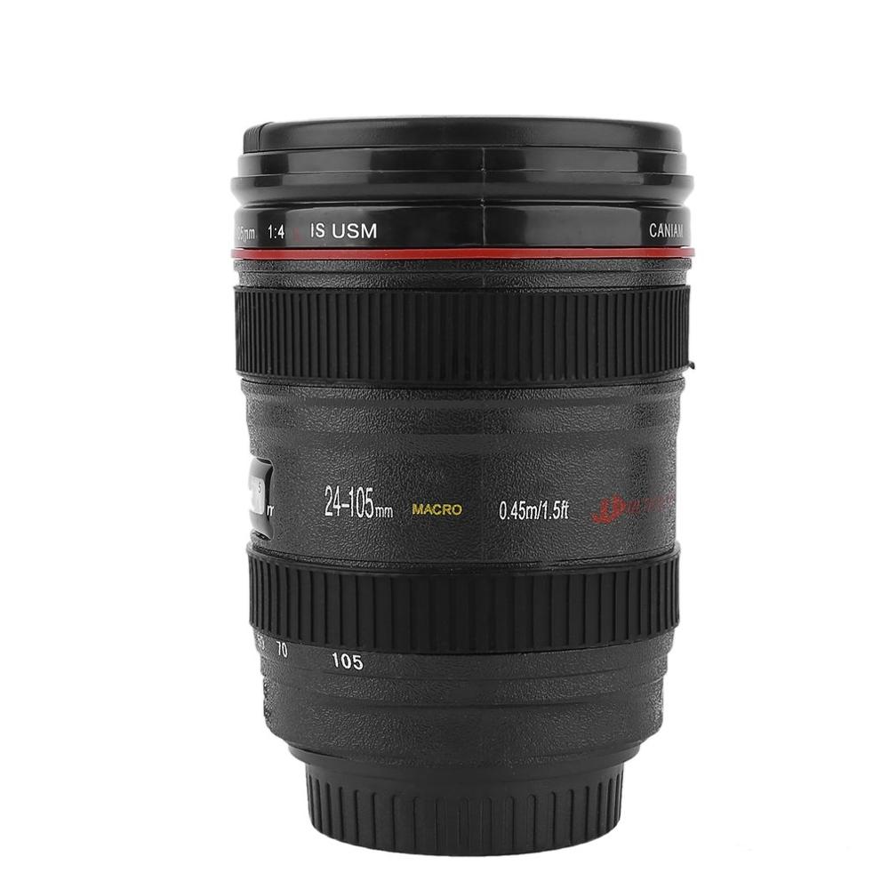dauerhaft Realistische Kamera Objektiv Tasse Heimat Sekretariat Reise Kaffee Tasse Wasser Tasse Becher Kreative SLR Kamera Objektiv Tasse mit Deckel