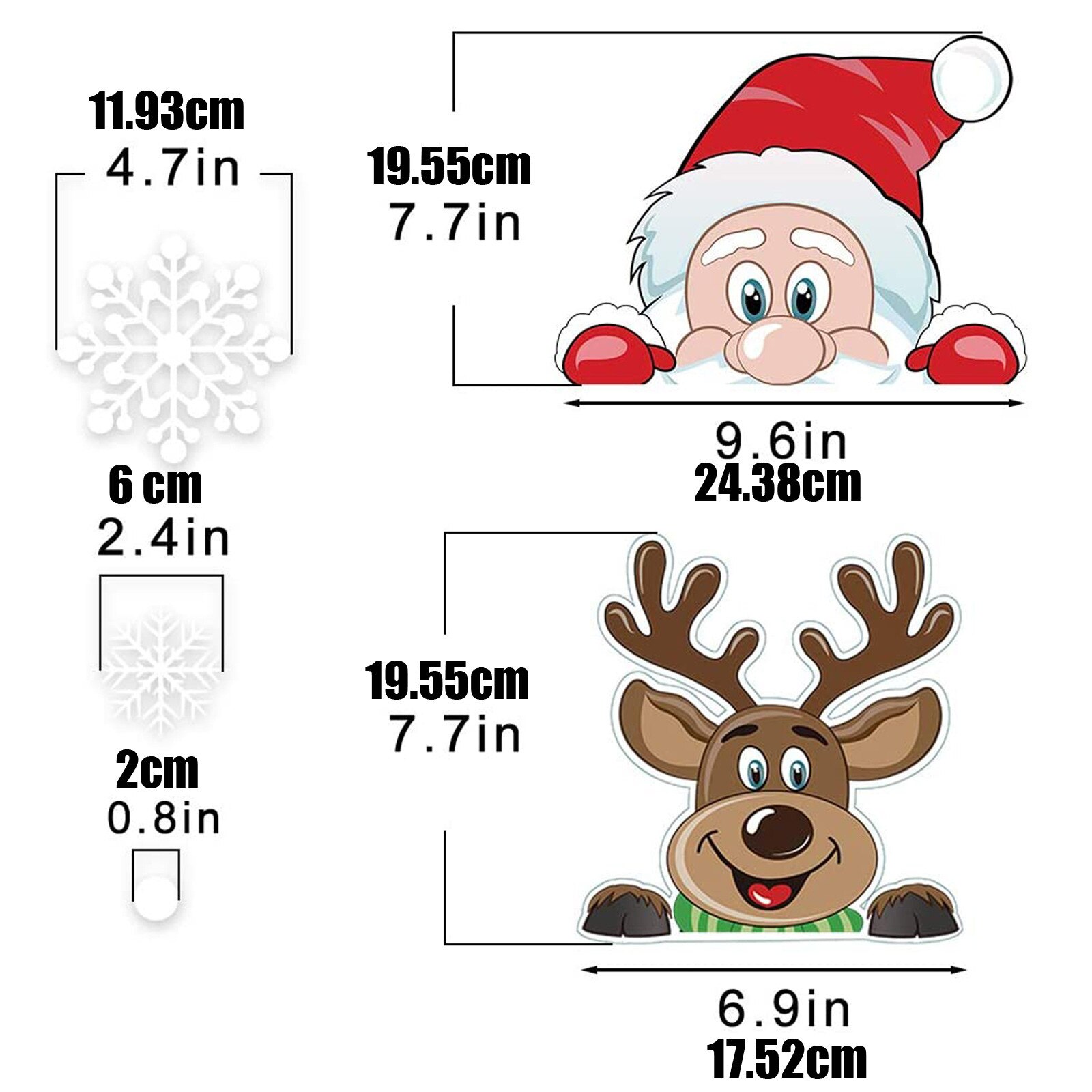 Weihnachten Schneeflocke Fenster Aufkleber Glas Weihnachten Decals Dekorationen Vinyl Abnehmbare Weihnachten Aufkleber Weihnachten Fenster Aufkleber