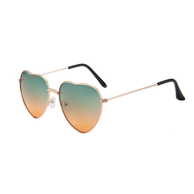 Metall Polarisierte WomenSunglass Klassische Herz Objektiv Sonnenbrille Beschichtung Objektiv Fahren Brillen Für Männer/Frauen Mini