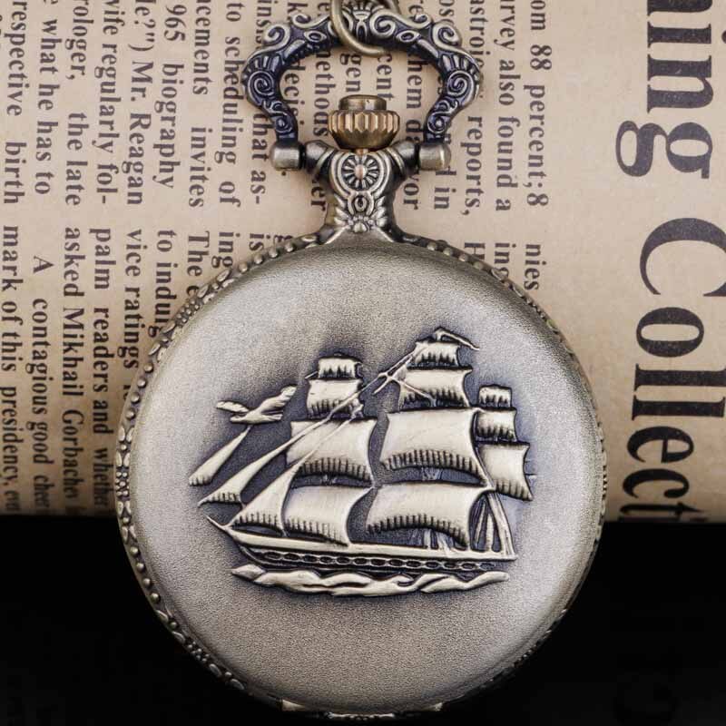 exquisit Stiefel Quarz Taschenuhr mit Kette Anhänger Halskette fob Uhr Männer Frauen Mit Kasten