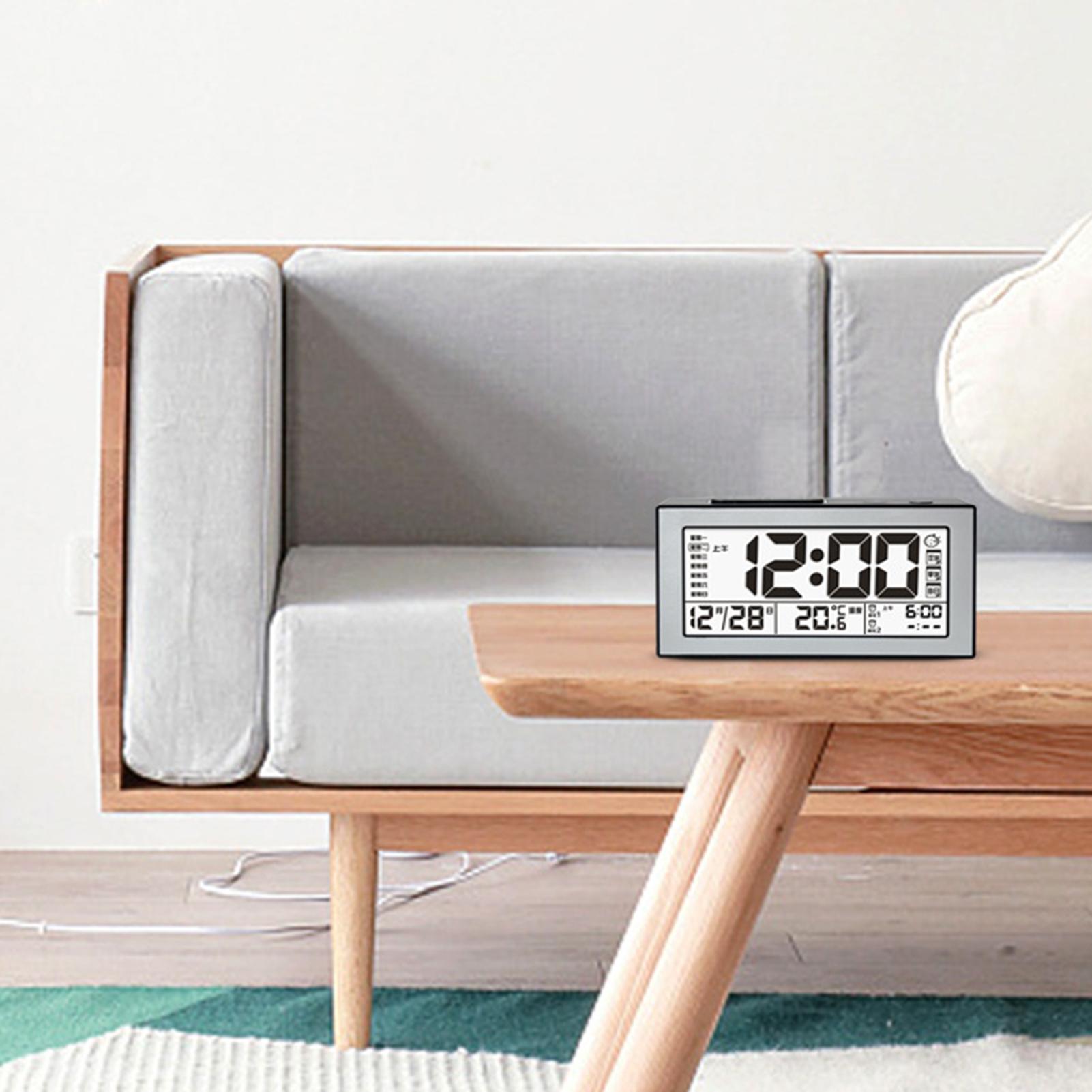 LED Digitale LED-wecker-hintergrundbeleuchtung Schlummern Stumm Kalender Schreibtisch Elektronische Bcaklight tischuhren Schreibtisch uhr