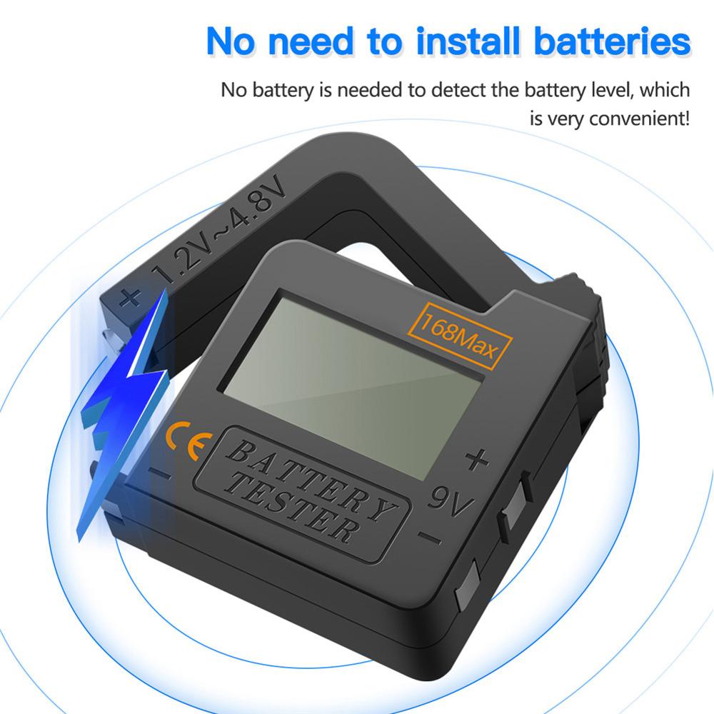 LCD Digital Batterie Tester Universal- Genaue Batterien Volt Prüfer AA AAA CD 9V Geschmack Zelle Energie Batterie Messgerät