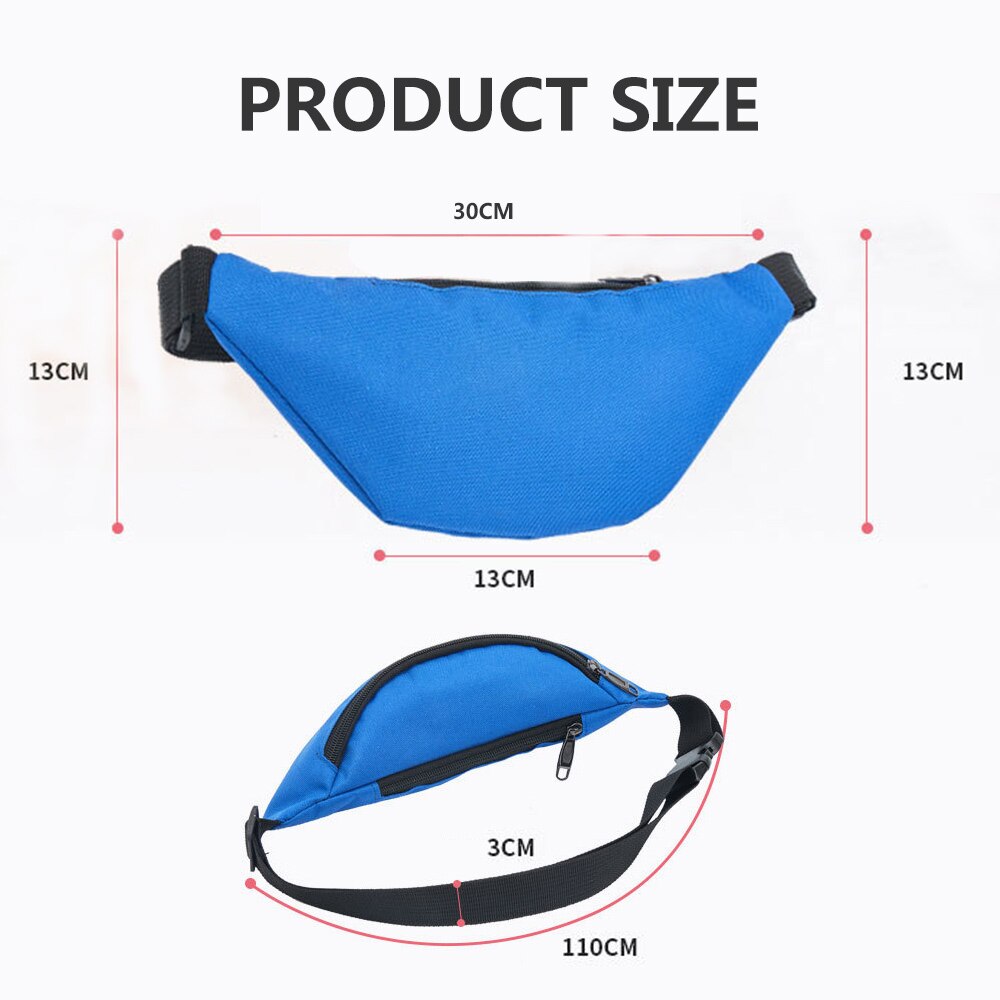 Frauen fanny Pack Taille Tasche Männer Oxford miserabel Taschen Leichte Hüfte Crossbody Brust Packungen Schlinge Tasche Mit Reißverschluss Taschen Für reise