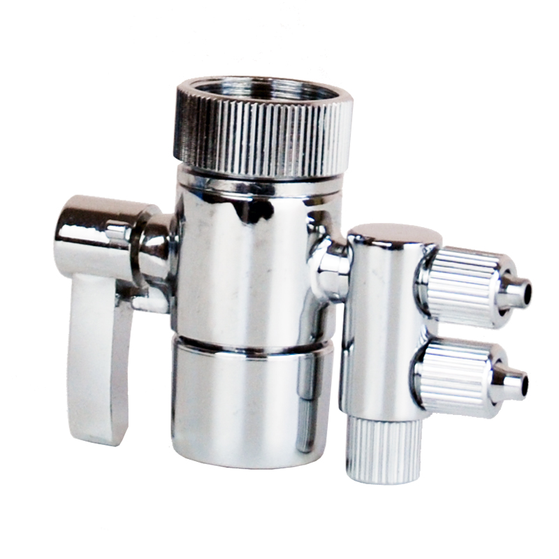 Wasserhahn Adapter 1/4 'Wasser Filter Einlass und Auslauf Geschlossen Ventil