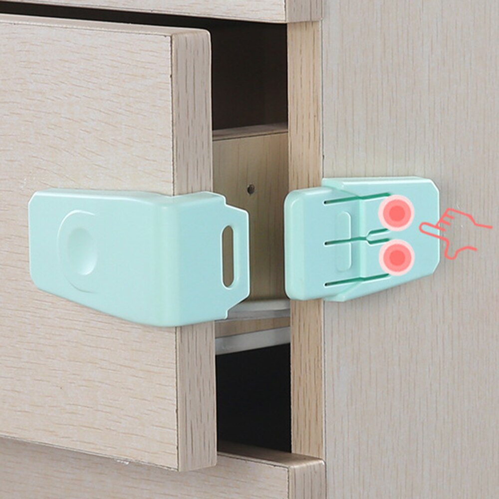 5Stck Schublade Tür Schrank Schrank Sicherheit Schlösser Kunststoff sperren Selbst Klebe Kühlschrank Schublade Sperren Baby freundlicher Sicherheit schutz