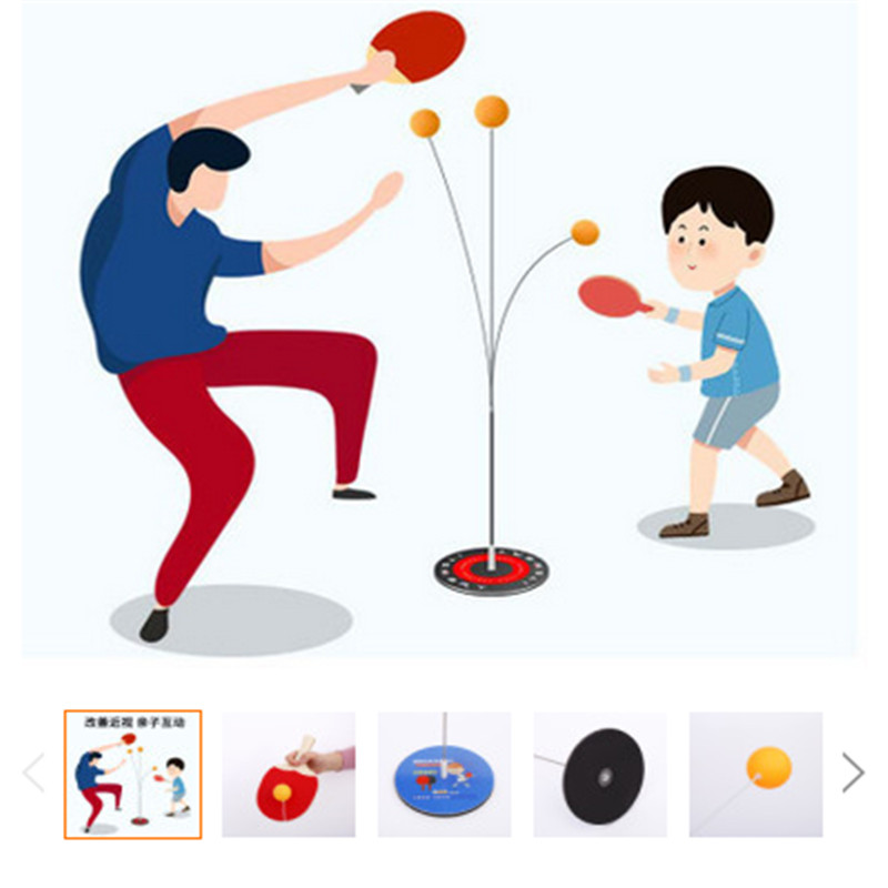 Neue Tischtennis Trainer Ausrügestochen Rebound Roboter Rebound Trainer Feste drinnen Bewegliche Solide Fitness Liefert Heimat Fitnessstudio Fitness