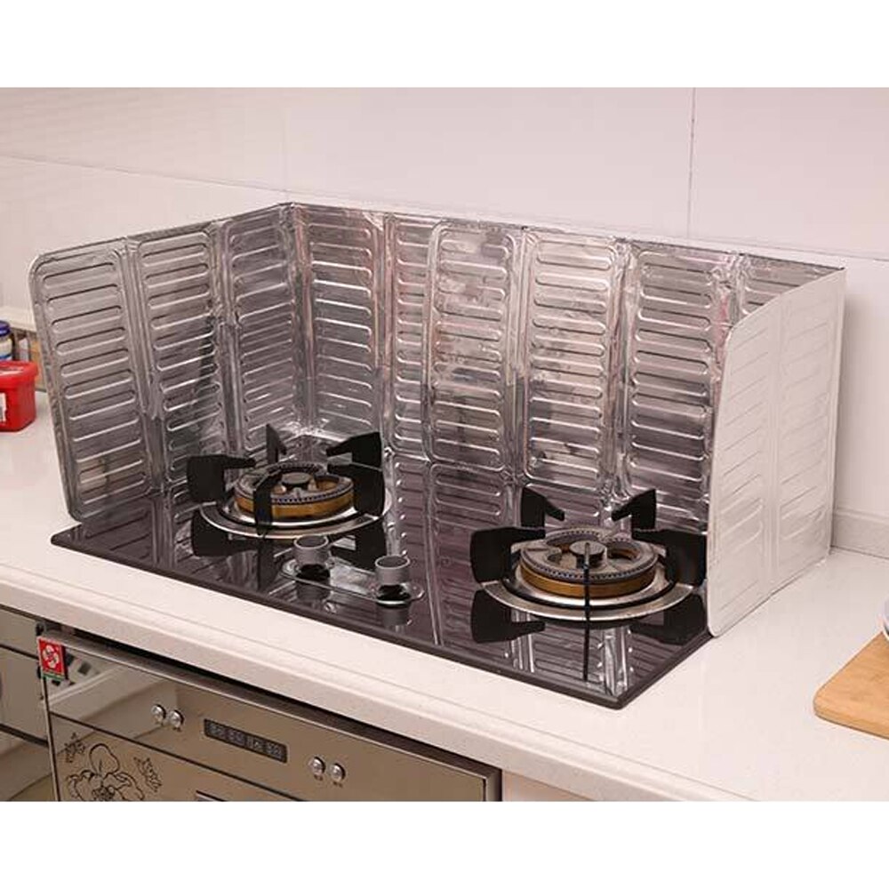 Aluminium Folie Öl Spritzer Schutz Platte Gasherd Spritzen nachweisen Bildschirm Schallwand Heimat Küche Zubehör Kochen Werkzeug Spielereien