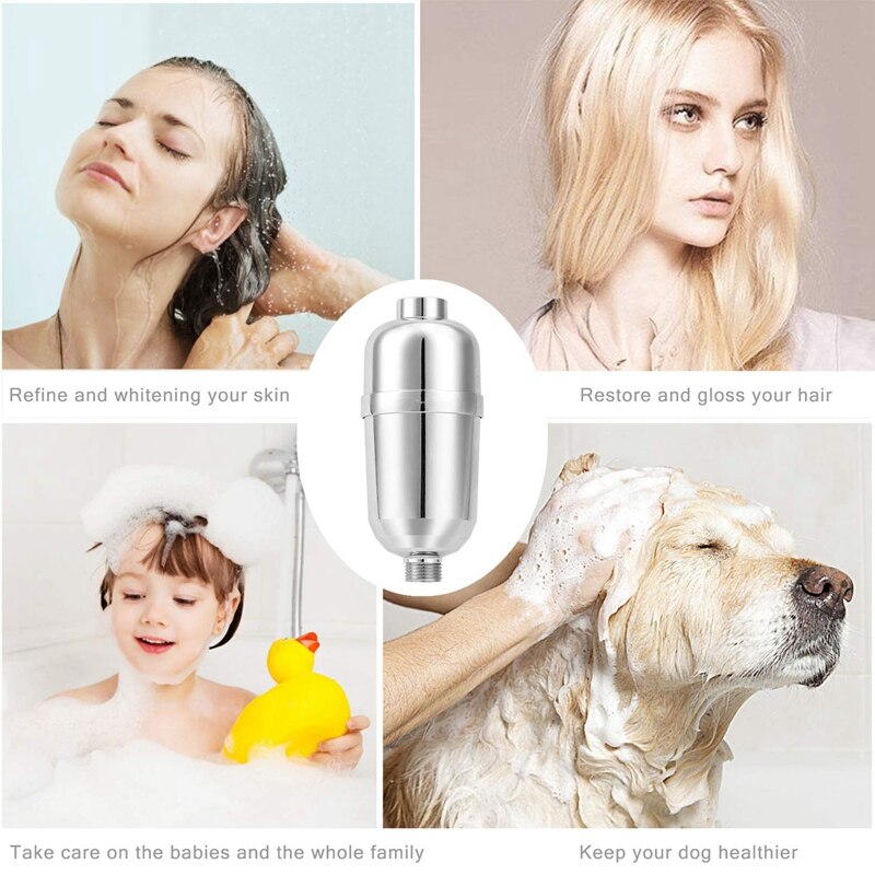 Dusche Filter, 8 Bühne Dusche Kopf Filter für Hartes Wasser, Dusche Wasser Filter mit Austauschbare Filter Patronen, showerhead Fil