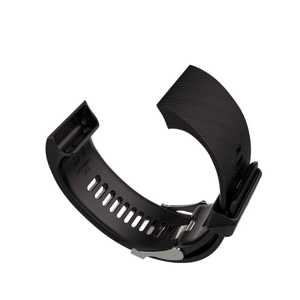 Sport Silikon Uhr Armbinde Gurt Band Für Garmin Vorläufer 35 Gps Uhr Ersatz Uhr Armbinde Armbinde Band Schwarz #30
