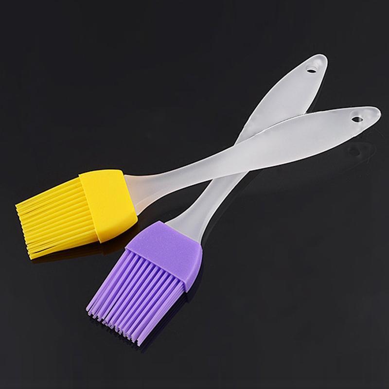 1 stücke Kieselsäure Gel Pinsel Hohe Temperatur Backen Grill Pinsel Backen Werkzeug Kieselsäure Gel Öl Pinsel