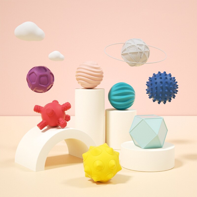 Strukturierte Multi-Ball Anzug, Taktile Sensorischen Ball, Schlecht Ball Spielzeug, Baby Griff-Ball, sensorischen Ball, Geeignet Für Kleinkinder, Babys,
