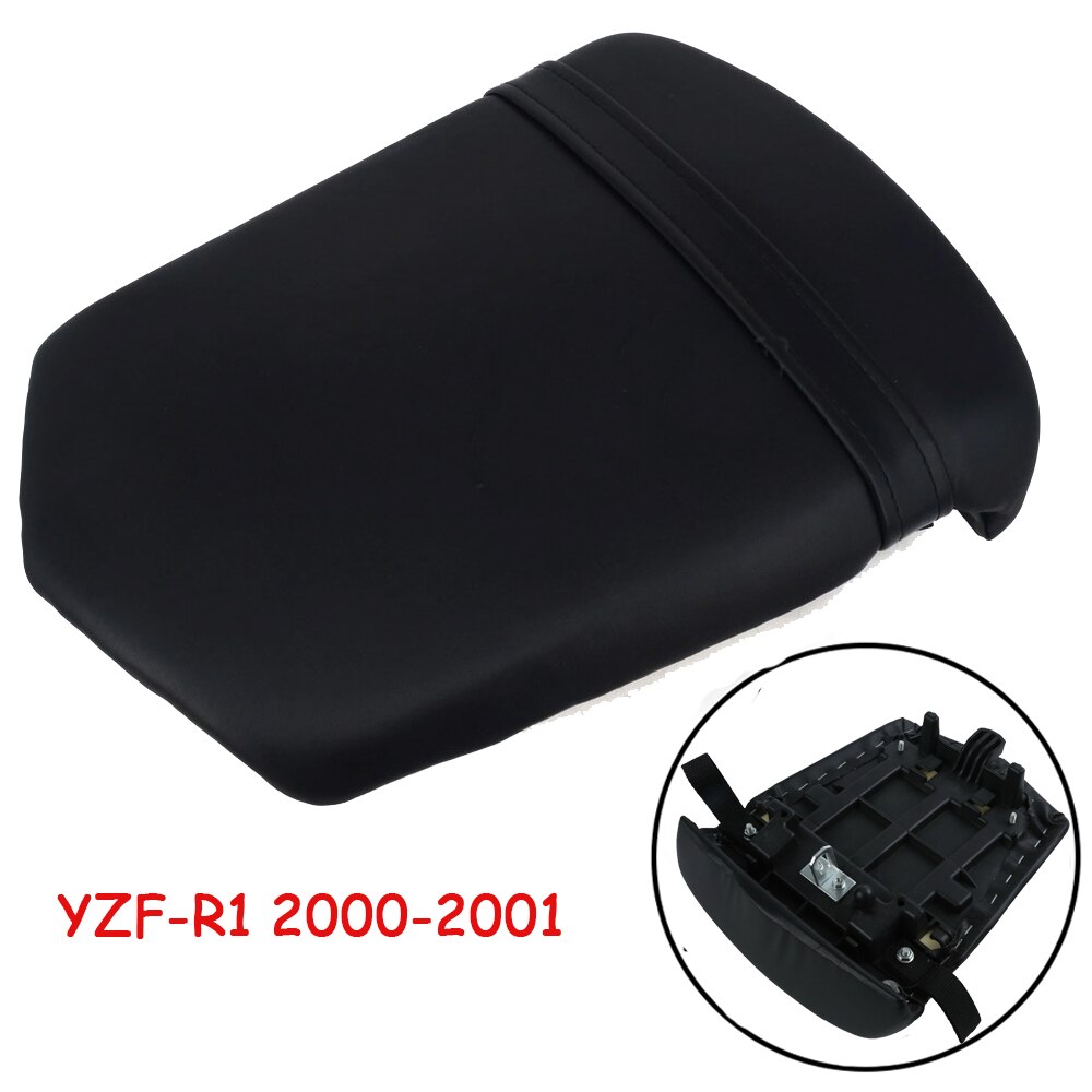 Motorrad Hinten Passagier Kissen Sozius Sitz Pad Leder Sitz Sozius Für Yamaha YZF-R1 YZF R1 YZFR1 2000-2001