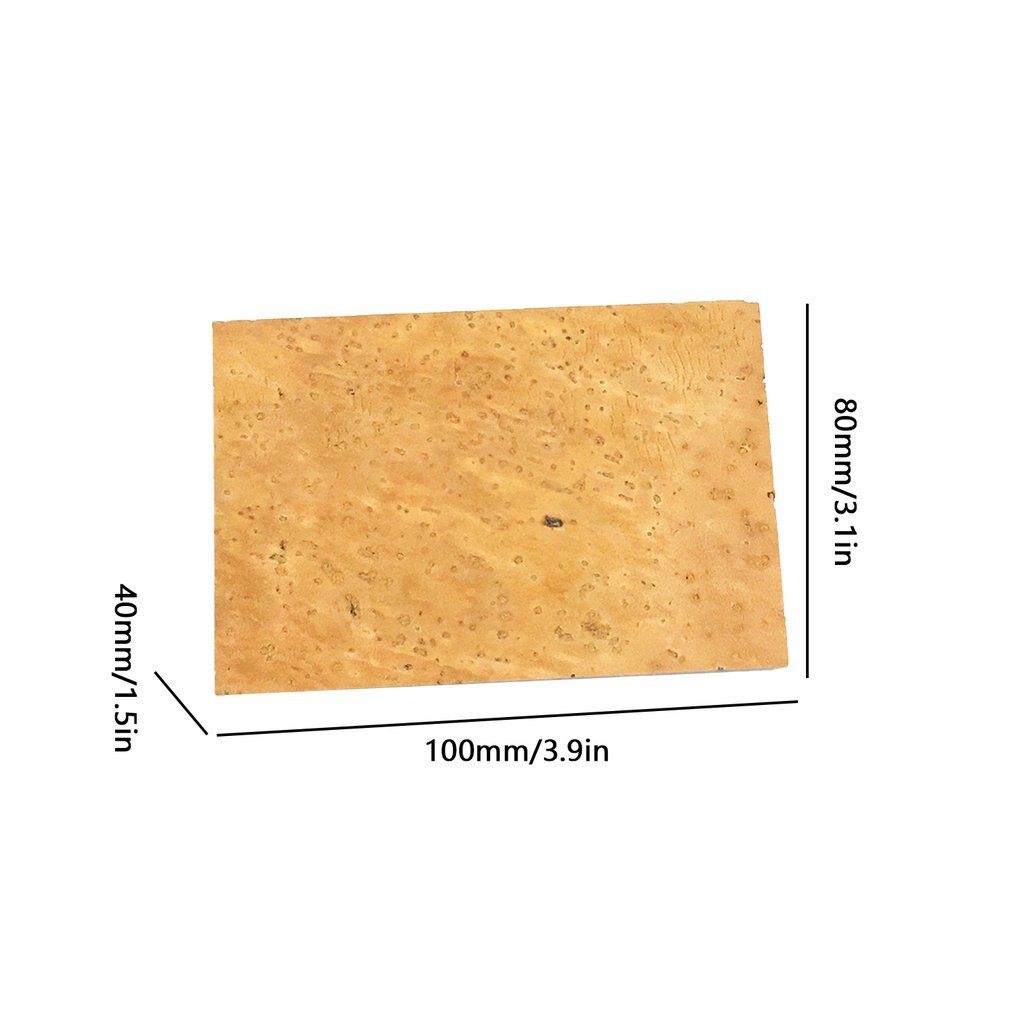 50 stücke Nein.15 Platz Kork Blatt Saxophon Musical Instrument Zubehör Natur Sax Saxophon Nacken Kork Blatt Sopran/Tenor/Alt