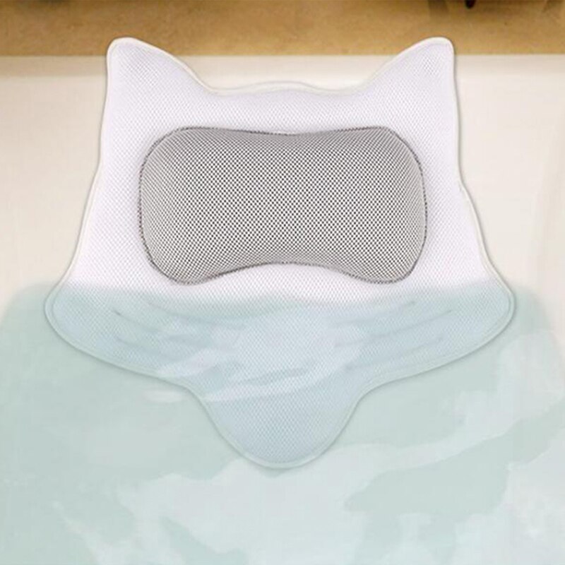 Fabrik Direkt Fuchs Schlecht Kissen 3D Polyester Aktualisierung Badewanne Kissen Spa Spa Badewanne Kissen