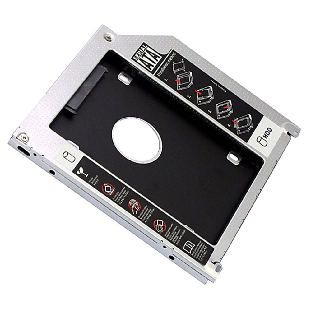Externe HDD Caddie 2nd SATA zu SATA 2.5 "Festplatte SSD Gehäbenutzen Für MacBook A1297 MD311 MC725 MD386 CD DVD RW optisch Bucht