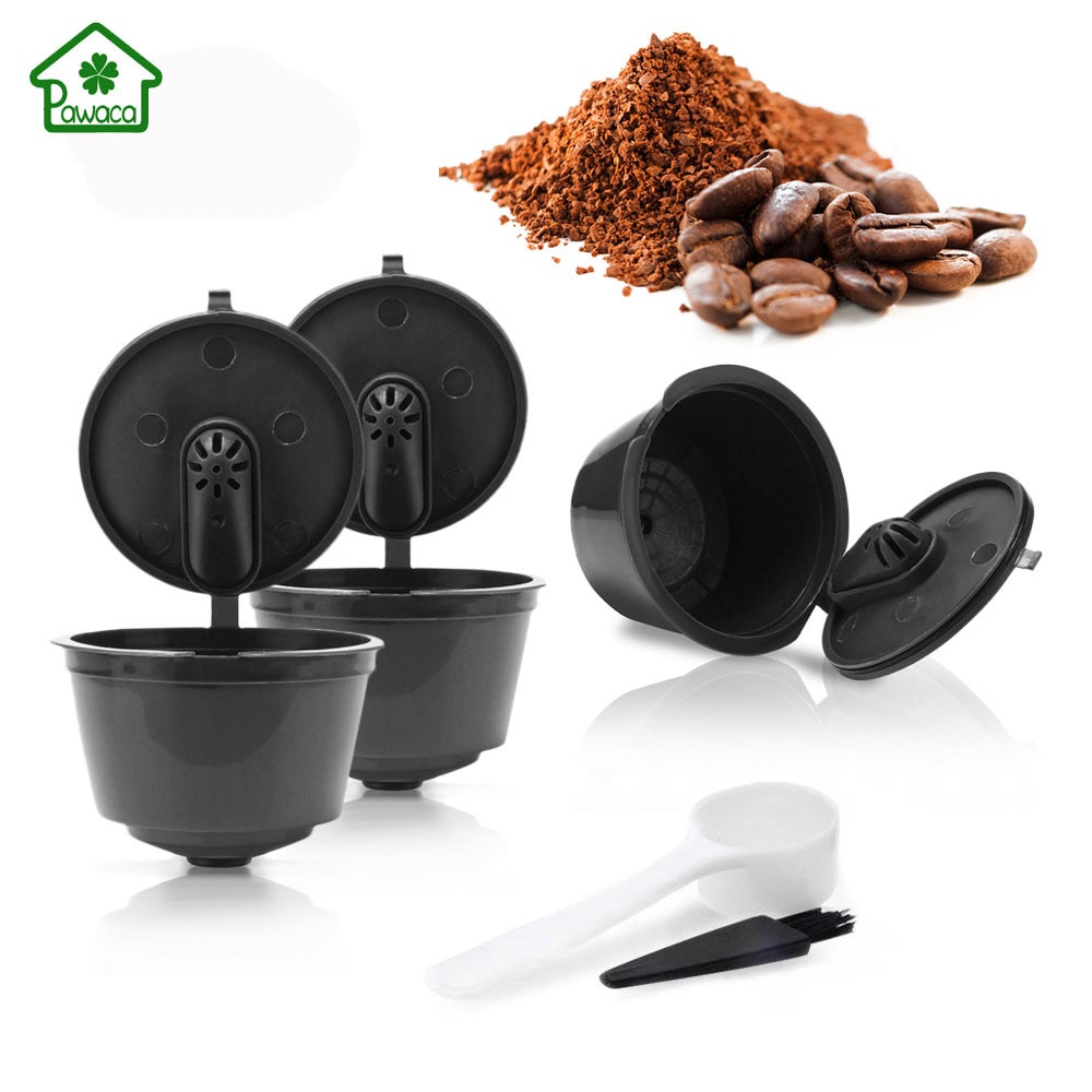 Neue 3Stck Kaffee Filter Körbe wiederverwendbare Nachfüllbare Kaffee kapsel tasse Dolce Gusto kaffee Filter Kapseln tasse für Heimat Küche