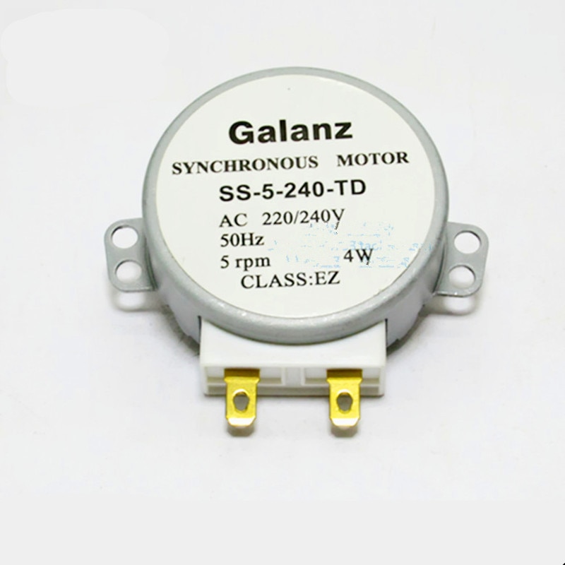 1 stücke für Galanz Mikrowelle Teile Synchron Plattenspieler Motor- SS-5-240-TD gal-5-240-TD AC220V Halbkreisförmige D-bilden Welle